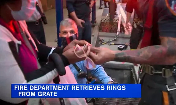 FDNY to the Rescue: Bridal Jewelry Pulled From Utility Grate in Manhattan