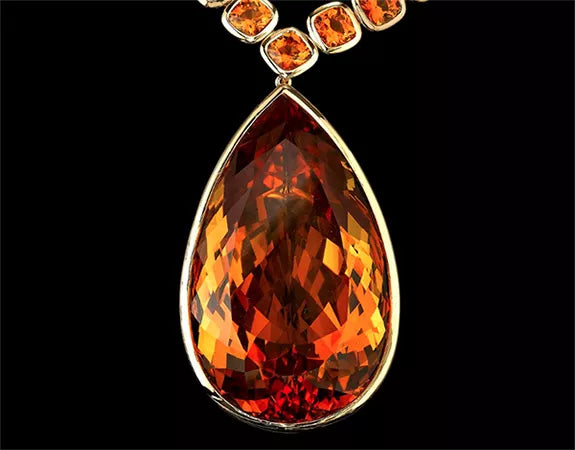 November’s Fiery Birthstone Takes Center Stage in ‘Jolie Citrine Necklace’