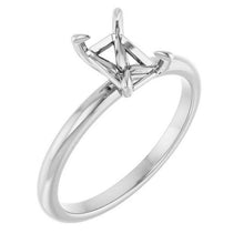 Precious Metal Semi-Mount Rings  (No Stones)