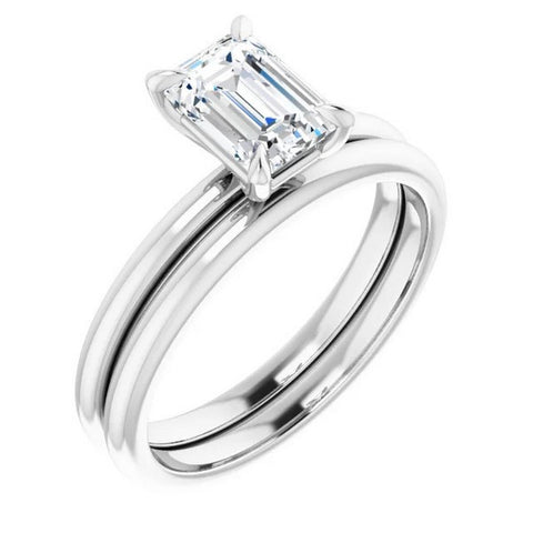 Precious Metal Semi-Mount Rings  (No Stones)