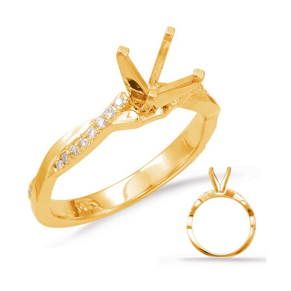 Diamond Semi-Mount Rings  (w/ Stones)